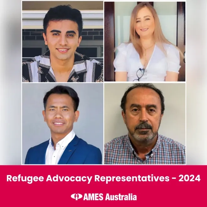 AMES refugee advocates selected