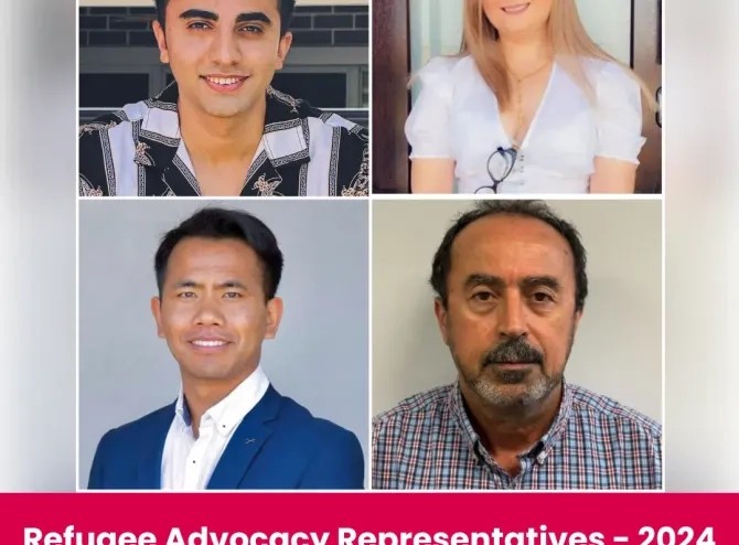 AMES refugee advocates selected